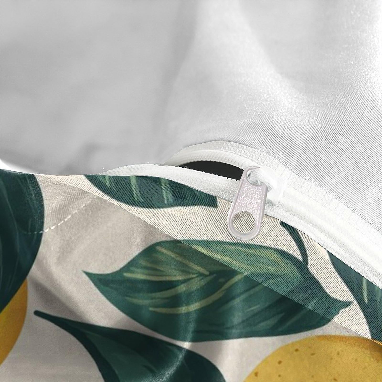 3D Funda Nórdica Limón Juego De Ropa De Cama con Cremallera Oculta,Microfibra Suave Edredon con Fundas De Almohada para Niños Adultos King（220x240cm）