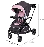 Vista 40 de Baby Trend Sit N' Stand® Cochecito Shopper Plus 5 en 1, Kona