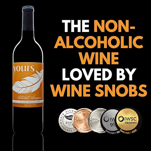 Miniatura 3 de YOURS Non-Alcoholic Wine Kit de 2 paquetes "The Reds" - Cabernet Sauvignon y California Red Blend, galardonados vinos tintos sin alcohol - 2