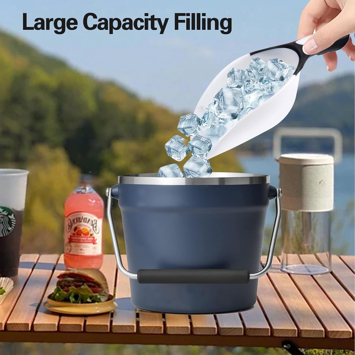 Rambler Ice Bucket Scoop Compatible with Yeti