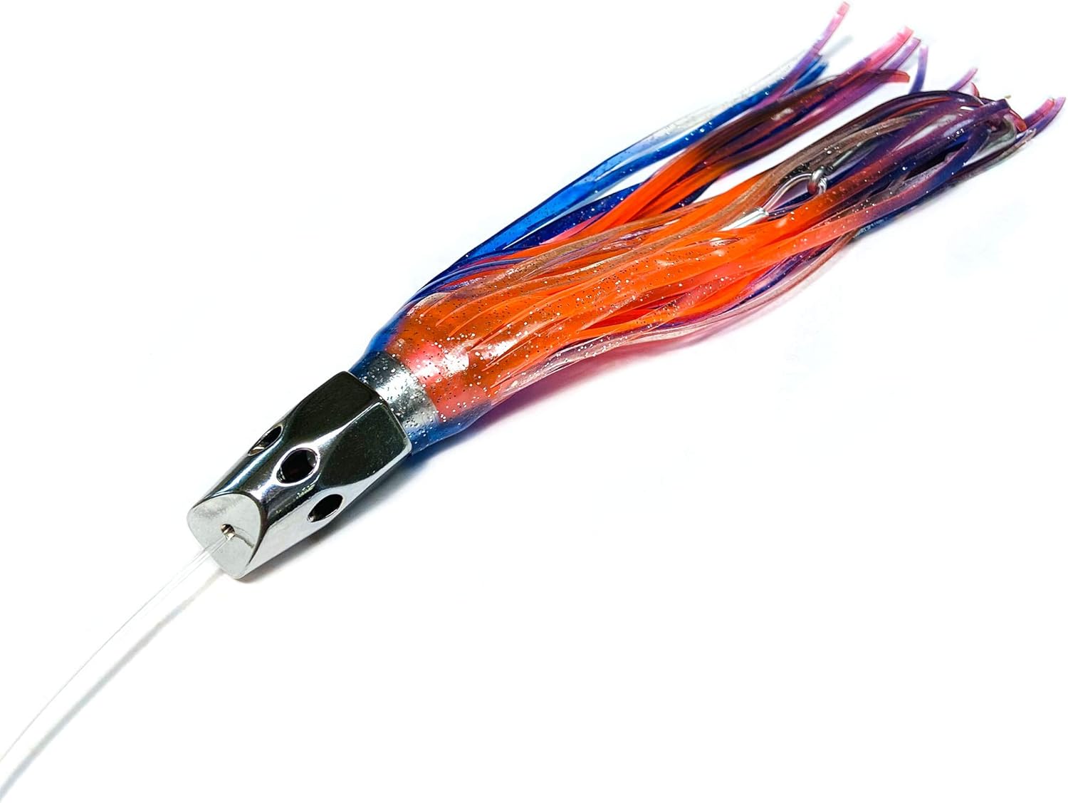 Eat My Tackle Slant Head 10 in. Fishing Lure - Pink, 8/0 Hook, 5 Jets