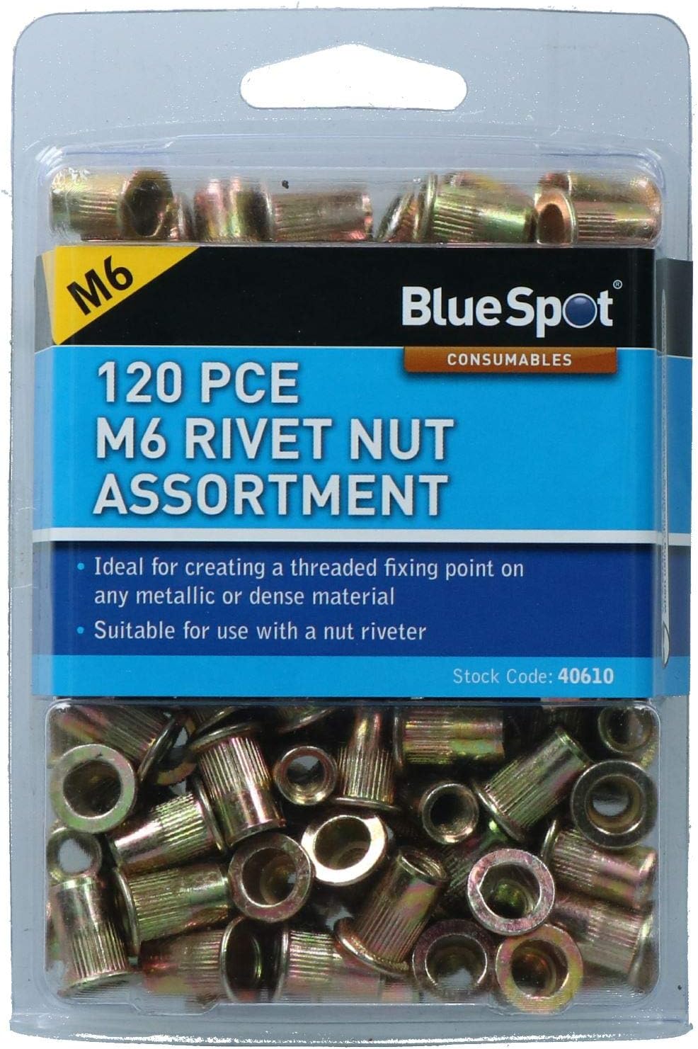 6mm Steel Nut Serts Inserts Rivet Nut Threaded Inserts Blindnut Rivnut Fastener