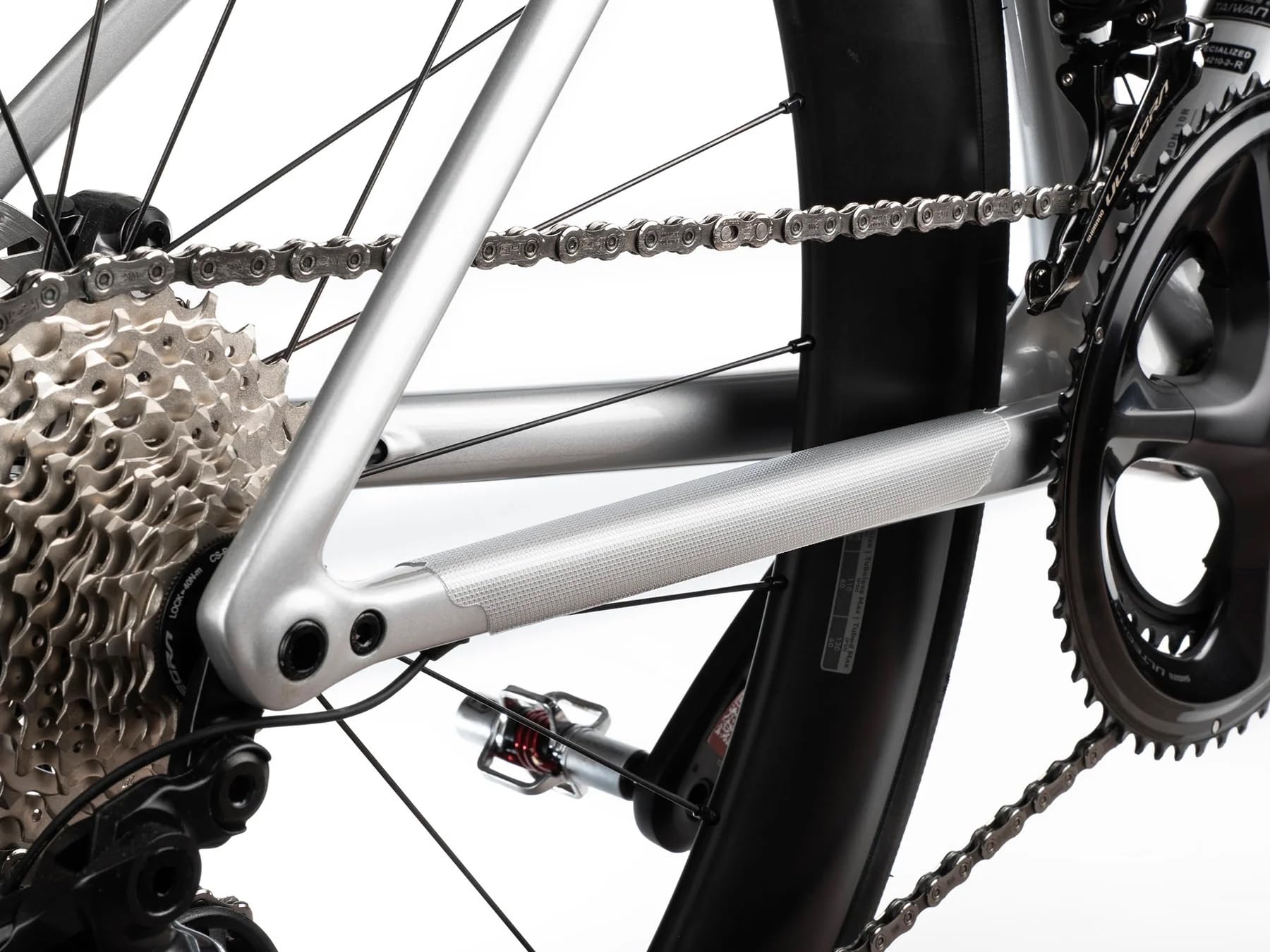 All Mountain Style Paracatena per Bici da Corsa e Gravel – Pellicola Protettiva Adesiva in Honeycomb, Antiurto, Leggera, Facile da Applicare