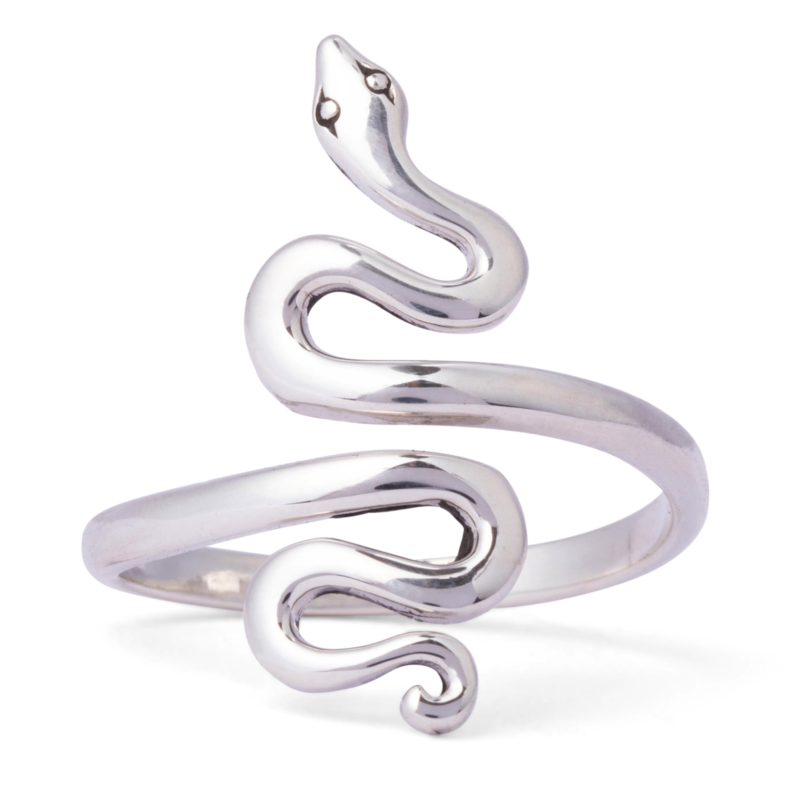 NINA DESIGNS Sterling Silver Rings - Sterling Silver Adjustable Ring, Jewelry for Women, Recycled Silver, Gift for Women Women’s Rings