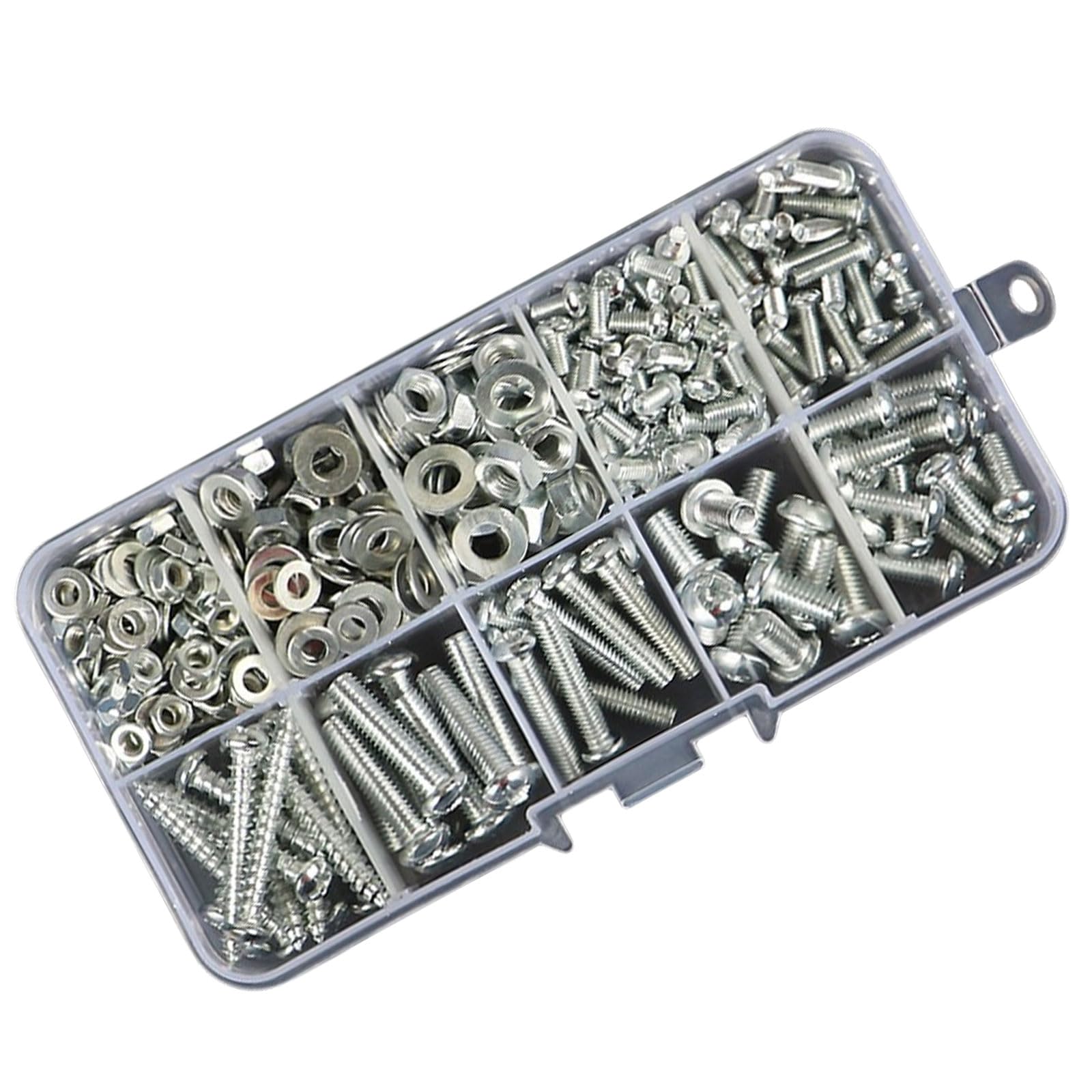 Metal Screw Set Fastening Screws Stable Screw Selection Nails Fastener Nut Upgrades for Multifunction Tool Application Organizers Set