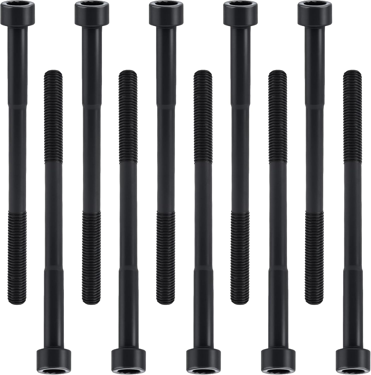 ES 72434 Engine Cylinder Head Bolt Set Compatible with Toyota Corolla iM Matrix Prius V/P/Plug-in 2009-2020 Lexu-s CT200h 2011-2017 Pontiac Vibe 2009-2010 Bolts Kit
