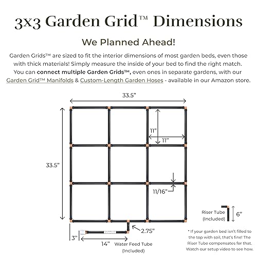 Miniatura 8 de Garden In Minutes - Sistema de riego por goteo para jardín, manguera de remojo, riego por goteo premontado, rociador de cama de flores, kit de