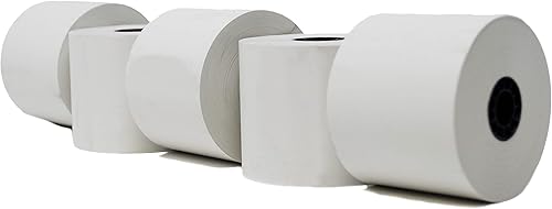 Miniatura 3 de Papel térmico de 1 capa de 2 14 pulgadas x 230 pies (1.69 ozm) 50 rollos cinta de caja registradora sin BPA afilada 01PU, 01PU, ER-A520, ER-A530,