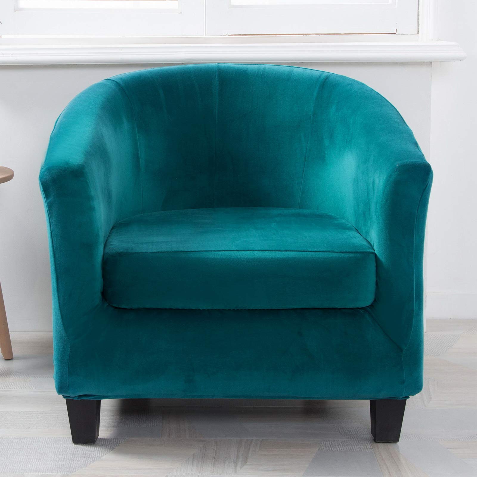 Yekuhe Copripoltrona 1 Posto Elasticizzato Tinta Unita Chesterfield, Fodere Copripoltrona Da Cocktail Universale Lavabile Rimovibile Fodera Per Poltrona Per Hotel Salotto (Color : #3, Size : 2PCS