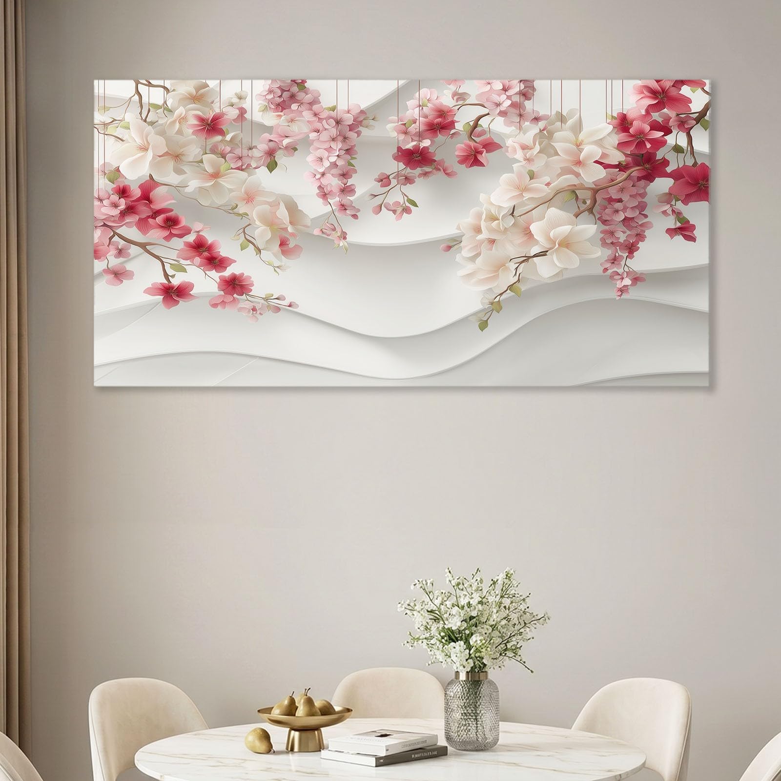 Impression sur Toile Peinture Tableau Mural Relief Plâtre Moderne 3D