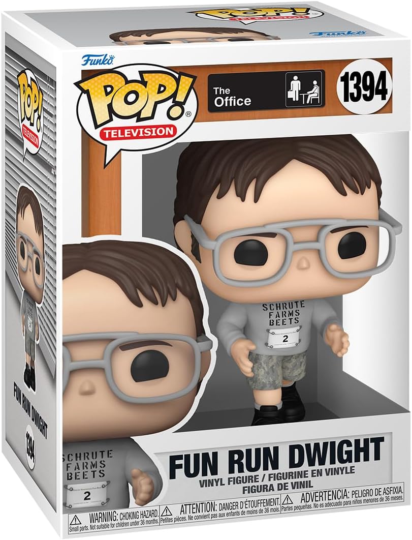 POP! TV: the Office - Fun Run Dwight Schrute - Collectable Vinyl Figure - Gift Idea - Official Merchandise - Toys for Kids & Adults - TV Fans - Model Figure for Collectors and Display