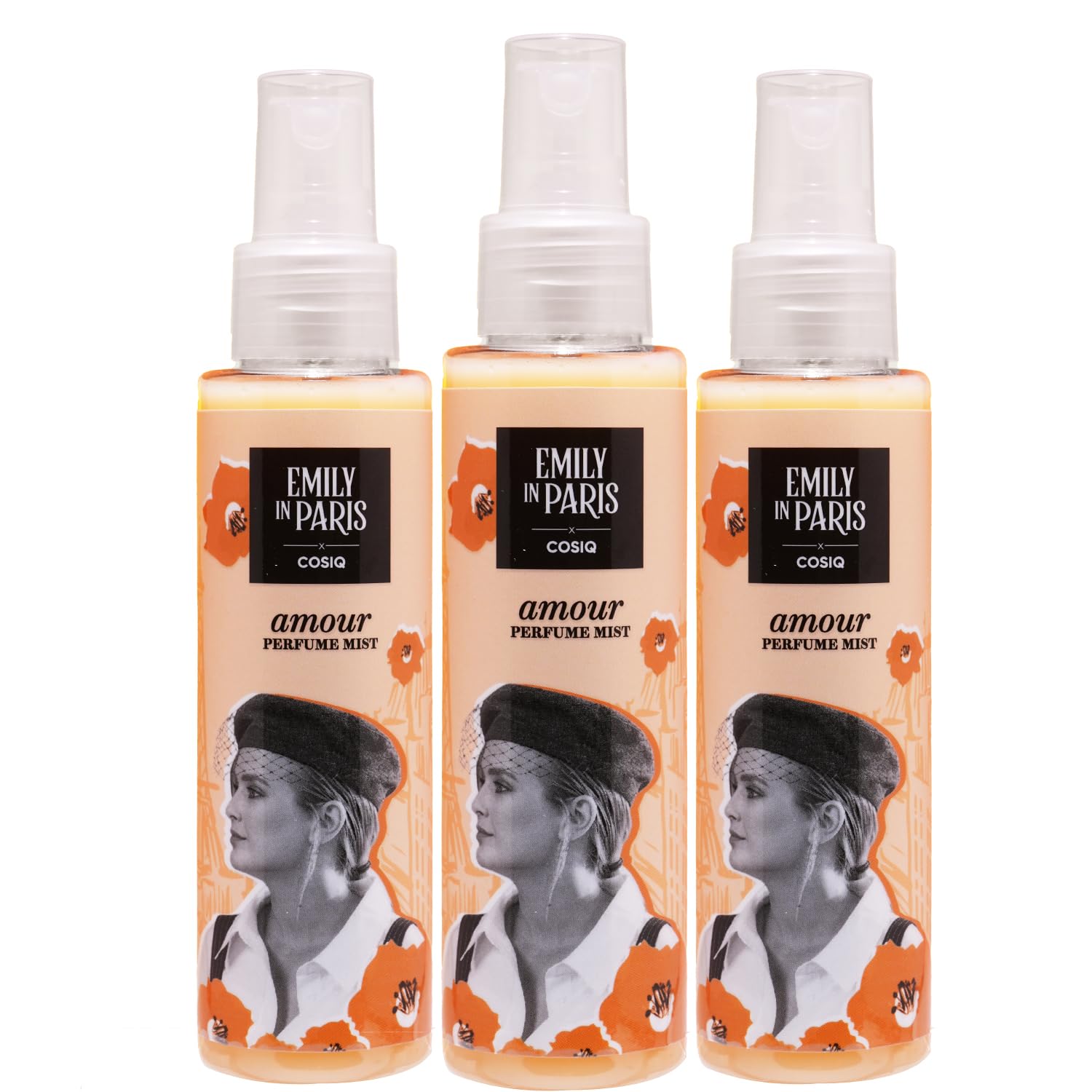 Cos-IQ Camille’s Amour Body Mist Long Lasting Fragrance | Floral Fruity Gourmand |for Women's Perfume | Travel-Friendly Perfume Body Spray | 100ml (Pack of 3)
