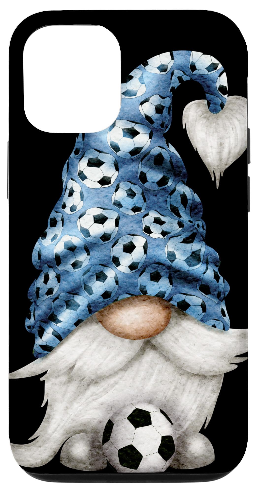 iPhone 13 Pro Soccer Gnomie With Soccer Ball For Boys Cute Pattern Gnome Case