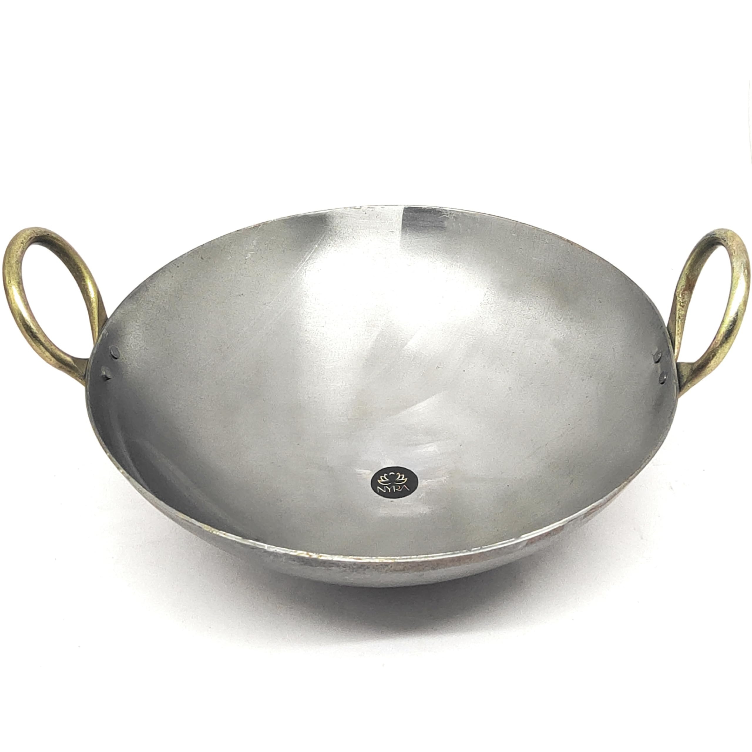 See full amazon price history chart for NYRA® Pure Original Loha Kadhai/Iron Traditional Deep Bottom Wok for Cooking Heavy Base Handmade Lokhand/Loha Kadhai/Iron Kadhai Heavy Bottom (Medium) NYRA® Pure Original Loha Kadhai/Iron Traditional Deep Bottom Wok for Cooking Heavy Base Handmade Lokhand/Loha Kadhai/Iron Kadhai Heavy Bottom (Medium) (B0BCGJ4DB6) Amazon Price History, Amazon Price Tracker