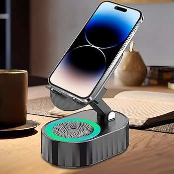 Amazon.co.jp: スマホスタンド 内蔵 誘導スピーカー付き | スマホ