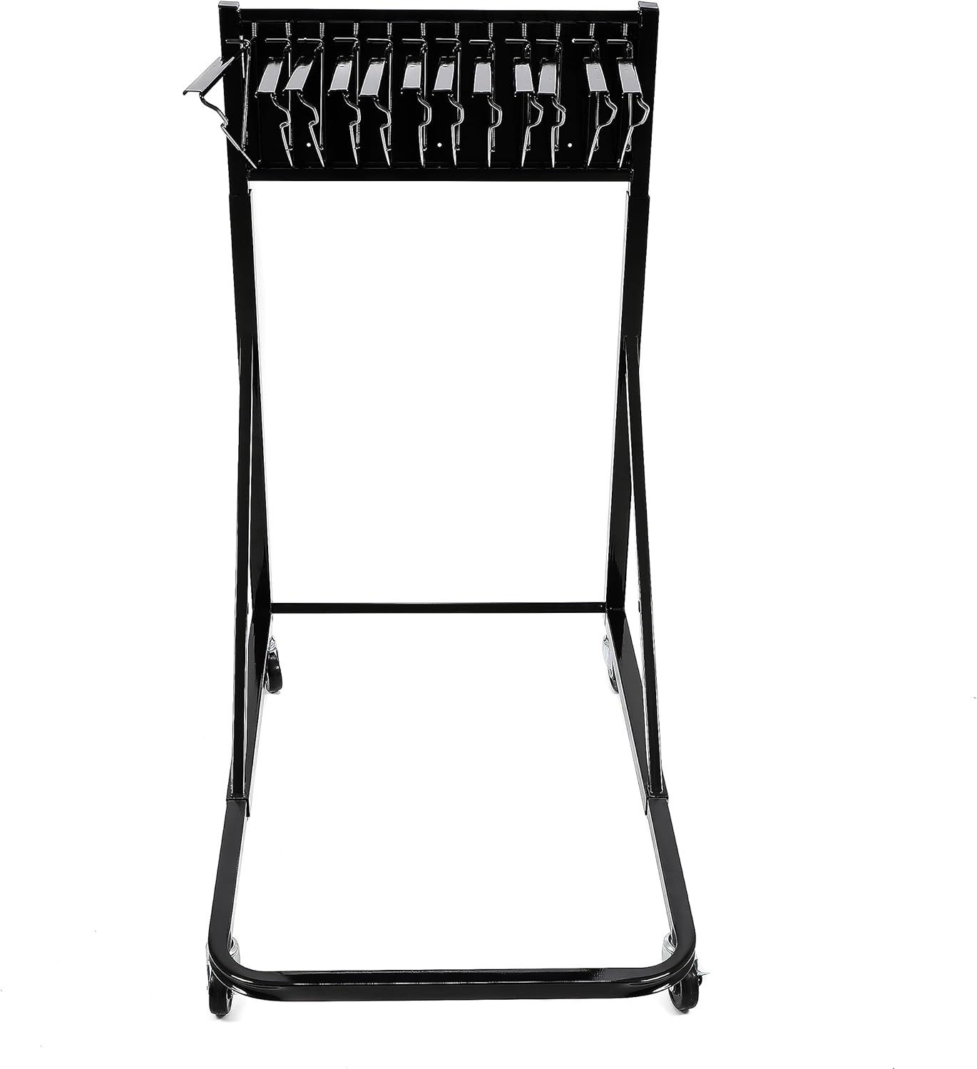 Kojem Mobile Blueprint Holder Storage Rack with 12 Pivot Brackets Adjustable Height & Depth Blueprint Storage Organizers for Blueprint File Poster Display Architectural Drawing Cricut Roll Black