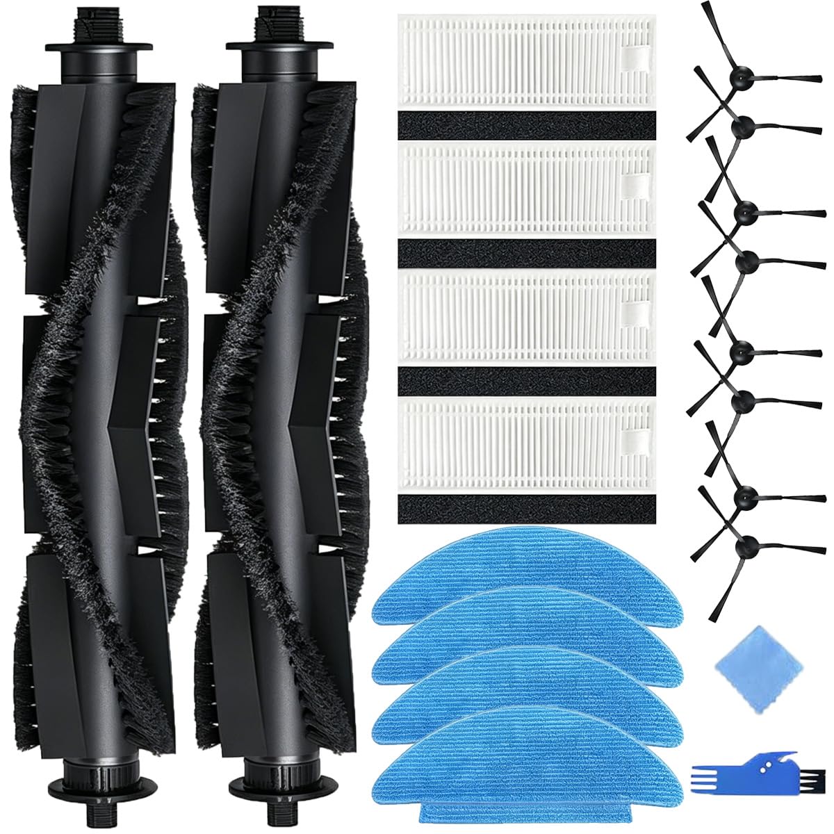 Repuestos de cepillos para Lubluelu SL60D y robots aspiradores