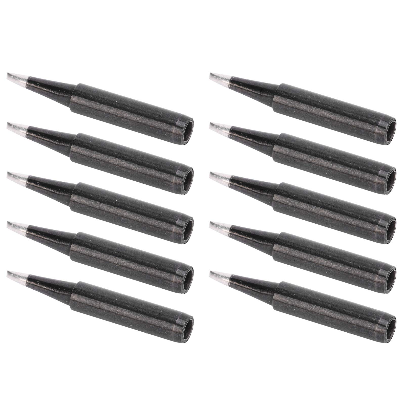 Soldering Iron Tips, Soldering Iron Kit Replacement Solder Tip 10Pcs Soldering Iron Tips Inner Heating Type Soldering Tips for Electric Soldering Station 936, 937, 938