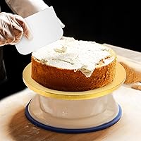 Vista 2 de Suministro de pastel para hornear pastel delicado plato de pastel redondo para pastel plato de tambor de pastel para pasteles accesorios