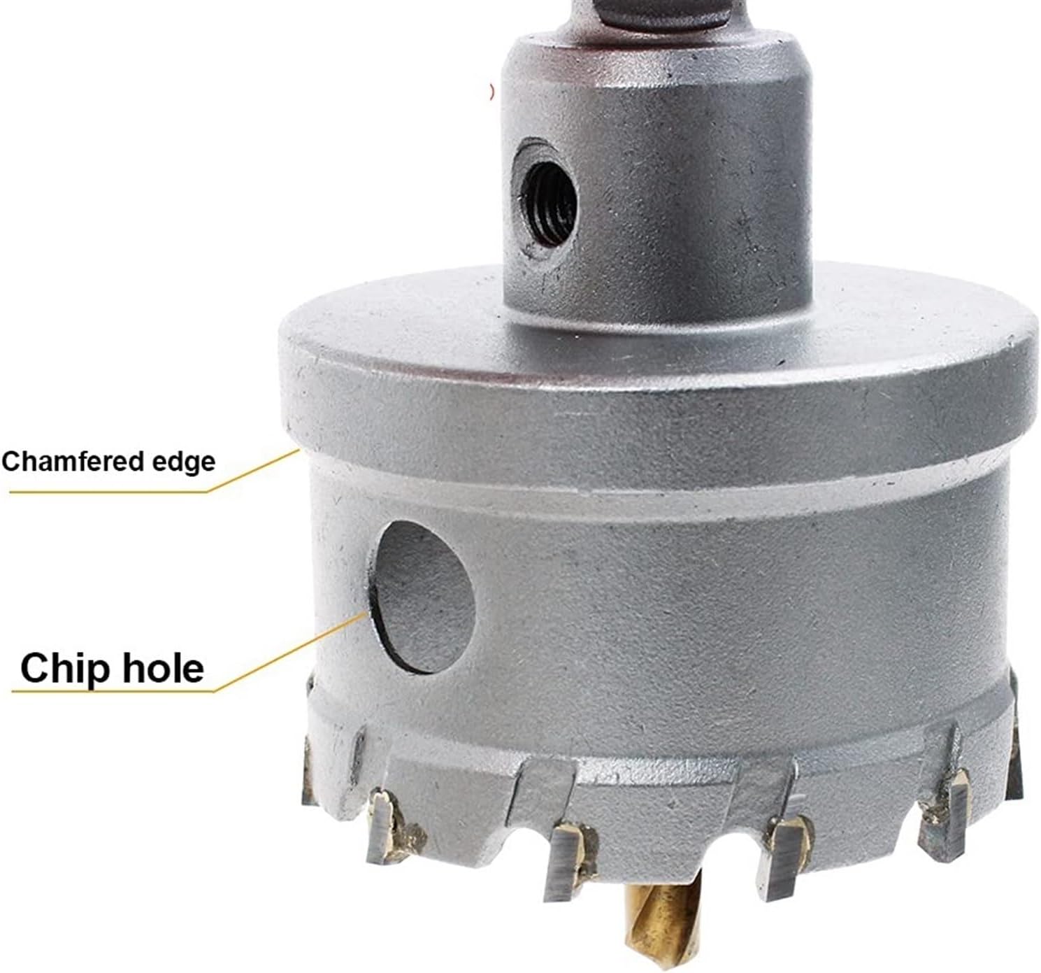 12-200mm Hole Saw Drill Bits Alloy Carbide Cobalt Steel Stainless Steel Plate Iron Metal Cutting Kit 1Pcs (Size : 90mm)