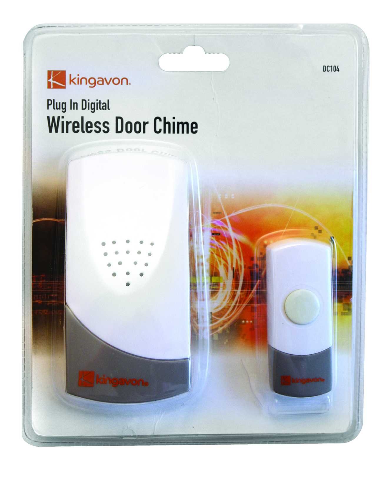 Kingavon Bb-Dc104 Plug-In Digital Wireless Door Chime
