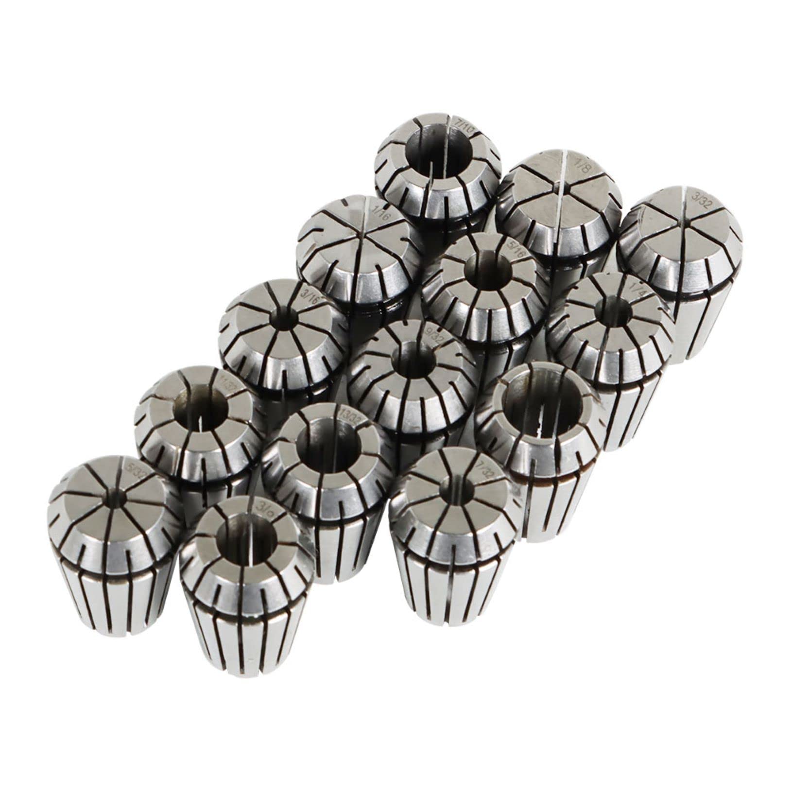 14PCS ER32 1/16 Inch-3/4 Inch Steel Spring Collet Set Fit For CNC - View #9