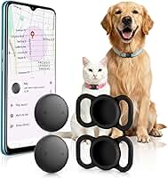 Coleira para cães com GPS Android (pacote com 2), Mini Dog GPS Tracker, Smart Pet Activity Tracker, sem assinatura GJGAZ2