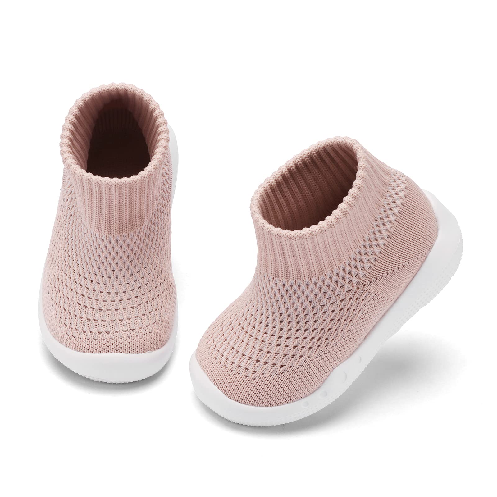 Engtoy Baby Shoes Sock Shoes Baby Walking Shoes Infant Non-Slip Breathable Slippers with Soft Rubber Sole Baby Boys Girls Slip On Sneakers