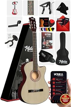 Midex CG-390NT-XBAG Klasik Gitar 4/4 Sap Ayarlı Kesik Kasa