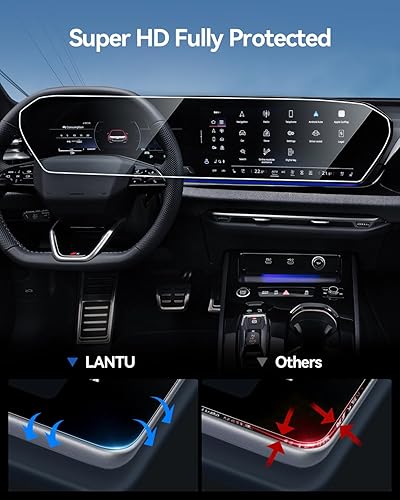 Miniatura 50 de Protector de pantalla de coche para Ford Edge 2024 2025 2023 2022 2021 (SE/SEL/ST-Line/Titanio/ST) Accesorios Protector de pantalla de vidrio