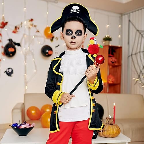 Miniatura 2 de Fun Express Loro relleno en el hombro - Accesorio de disfraz de pirata para niños - Disfraces de Halloween - Suministros de escuela bíblica de