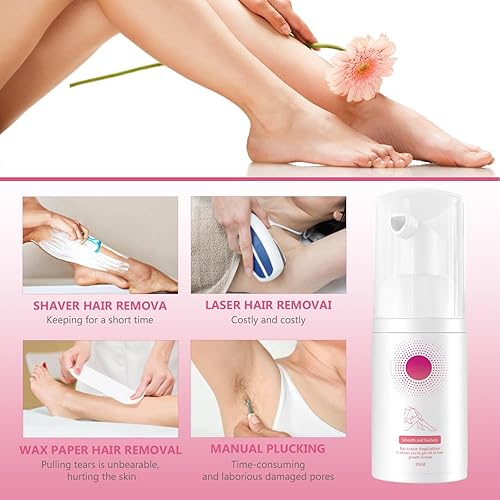 Miniatura 3 de Spray de depilación, mousse de depilación de cera de abejas, mousse suave de depilación de cera de abejas, spray de espuma para depilación corporal