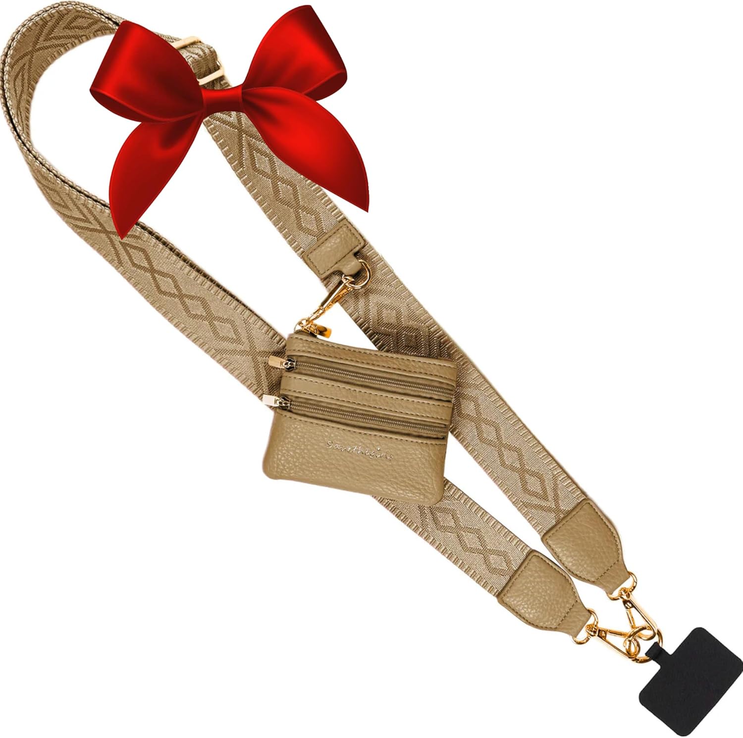 Save the Girls Original Clip and Go Phone Strap Pattern – Crossbody Phone Strap Chain with Zipper Wallet Pouch Save the Girls Original Clip and Go Phone Strap Pattern – Crossbody Phone Strap Chain with Zipper Wallet Pouch