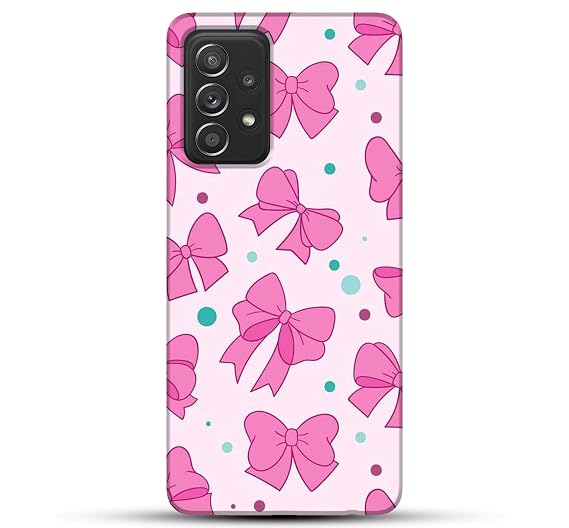 Pikkme Pink Ribbons Designer Printed Hard Back Covers And Cases For