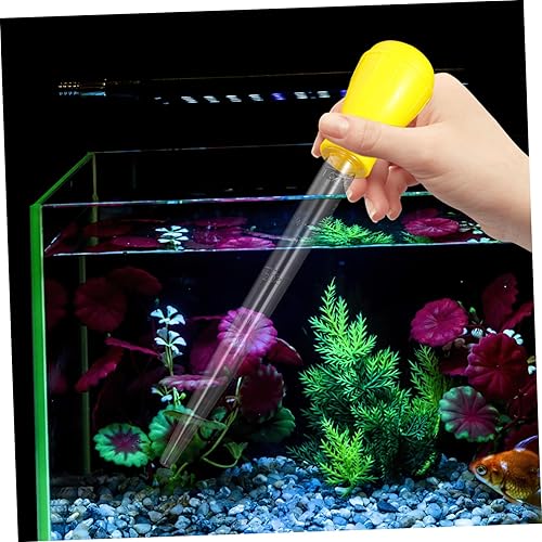 Miniatura 3 de Bomba de tanque de peces de succión para tanque de peces de pared para agua Accesorios de limpieza de tanque de peces Limpiador de sifón de tanque
