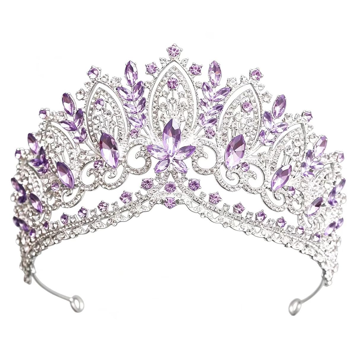New women crown Tiaras Bridal Rhineshtone Princess Birthday Crystal Tiara