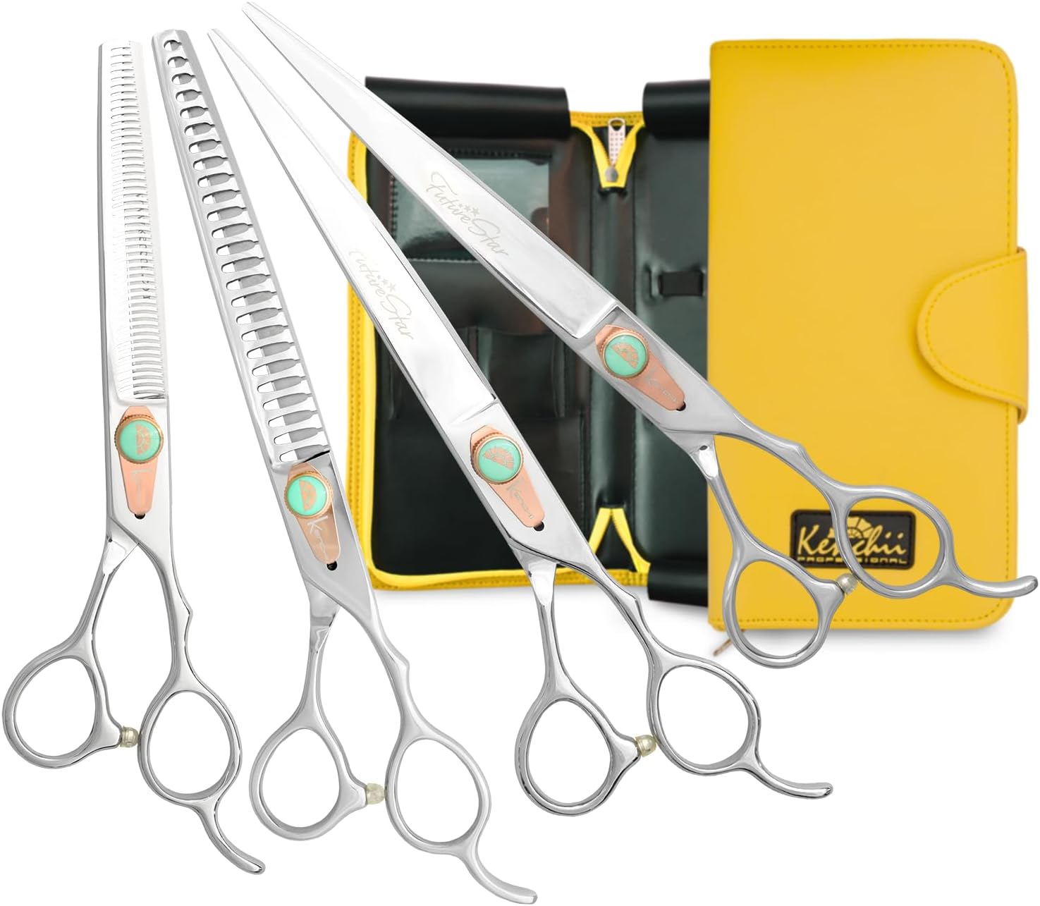 Kenchii Future Star Dog Grooming Scissors Righty Set