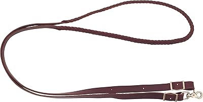 Wildfire Cowboy Tack 5/8in x 8ft Latigo 3 Platt Roping Rein