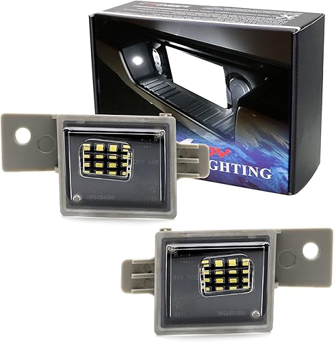 iJDMTOY Kit de montaje de luces LED completas de 3 W compatible con Chevrolet Silverado Colorado GMC Canyon Sierra 1500 2500 3500 camión, alimentado