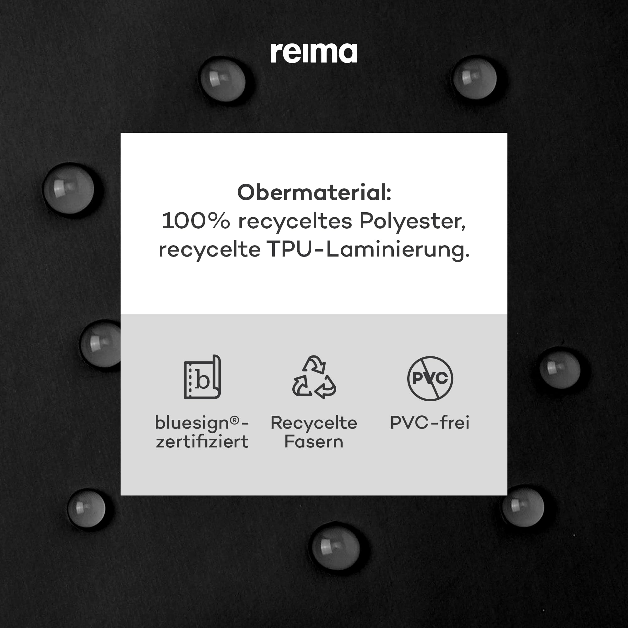 Reima - Kaura ReimaTec wasserdichte Regenhose für Kinder - Leichte, atmungsaktive Regenkleidung für Kinder, winddichtes, strapazierfähiges Material, Verstellbarer Bund - Black, 128