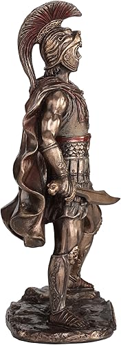 Miniatura 4 de Veronese Design Escultura de resina Alexander el gran rey de Macedonia de 6 78 pulgadas con acabado de bronce