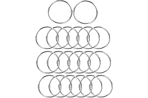 20-Pack of 2-Inch Loose Leaf Binder Rings for Organizing Paperwork