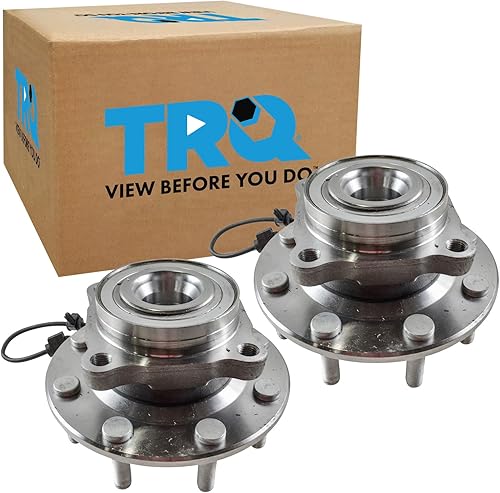 Miniatura 179 de TRQ Par de conjunto de cubo de cojinete de rueda delantera izquierda derecha, 2 piezas compatible con Lexus GX460 2003-2009 GX470 2003-2023 Toyota