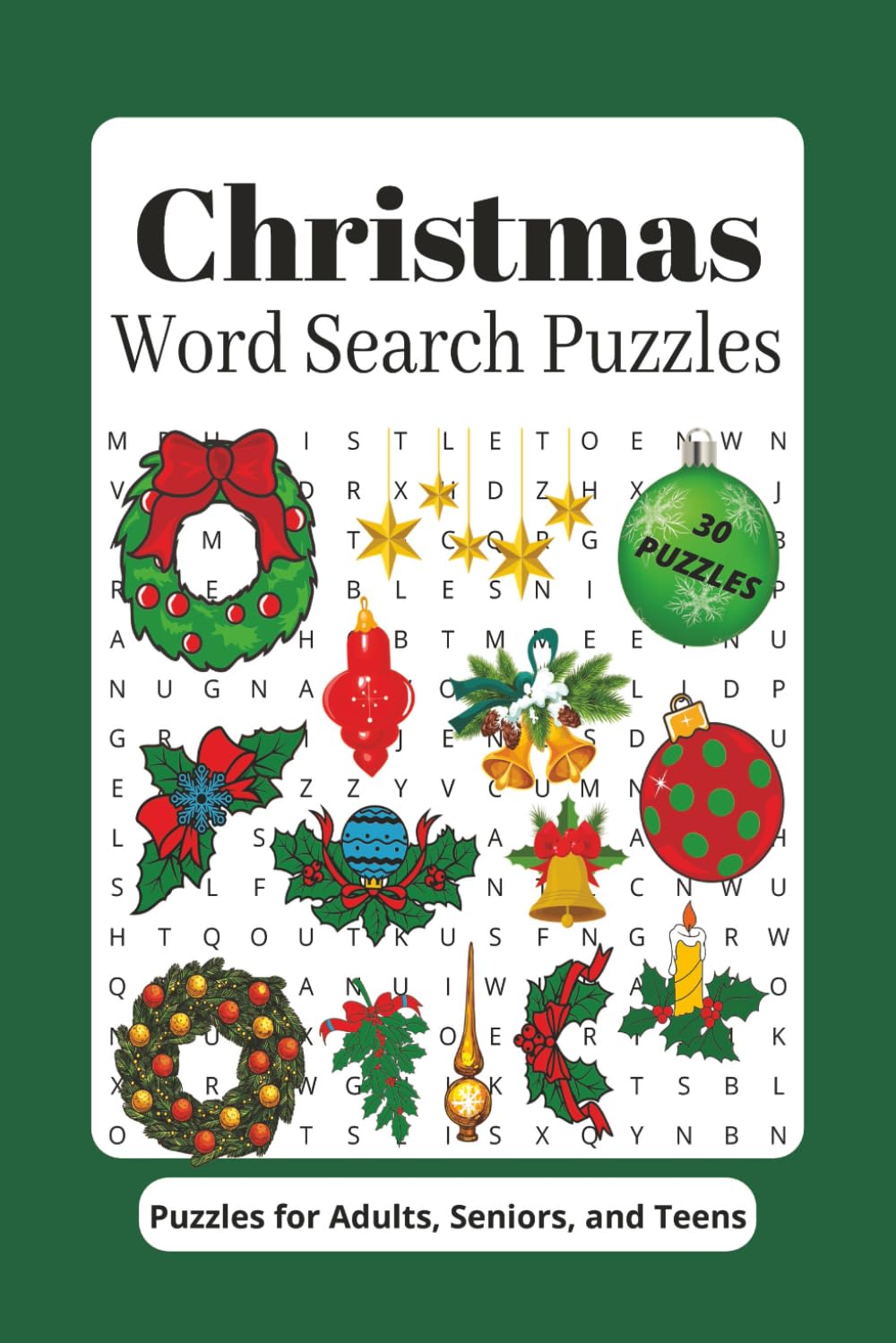 Christmas Word Search Puzzles: Puzzles for Adults, Seniors, and Teens
