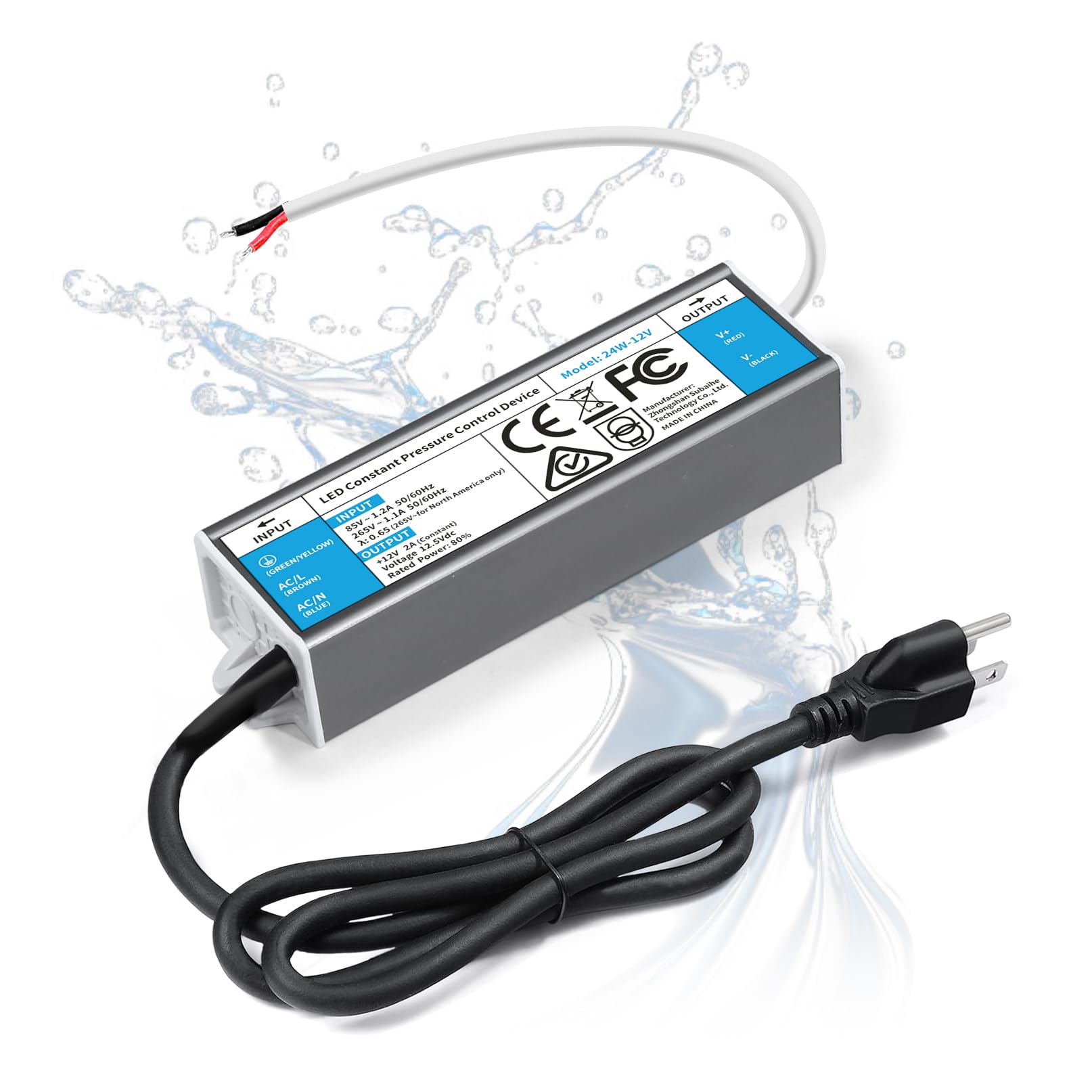 Waterproof LED Driver 12V Power Supply - 100W -8