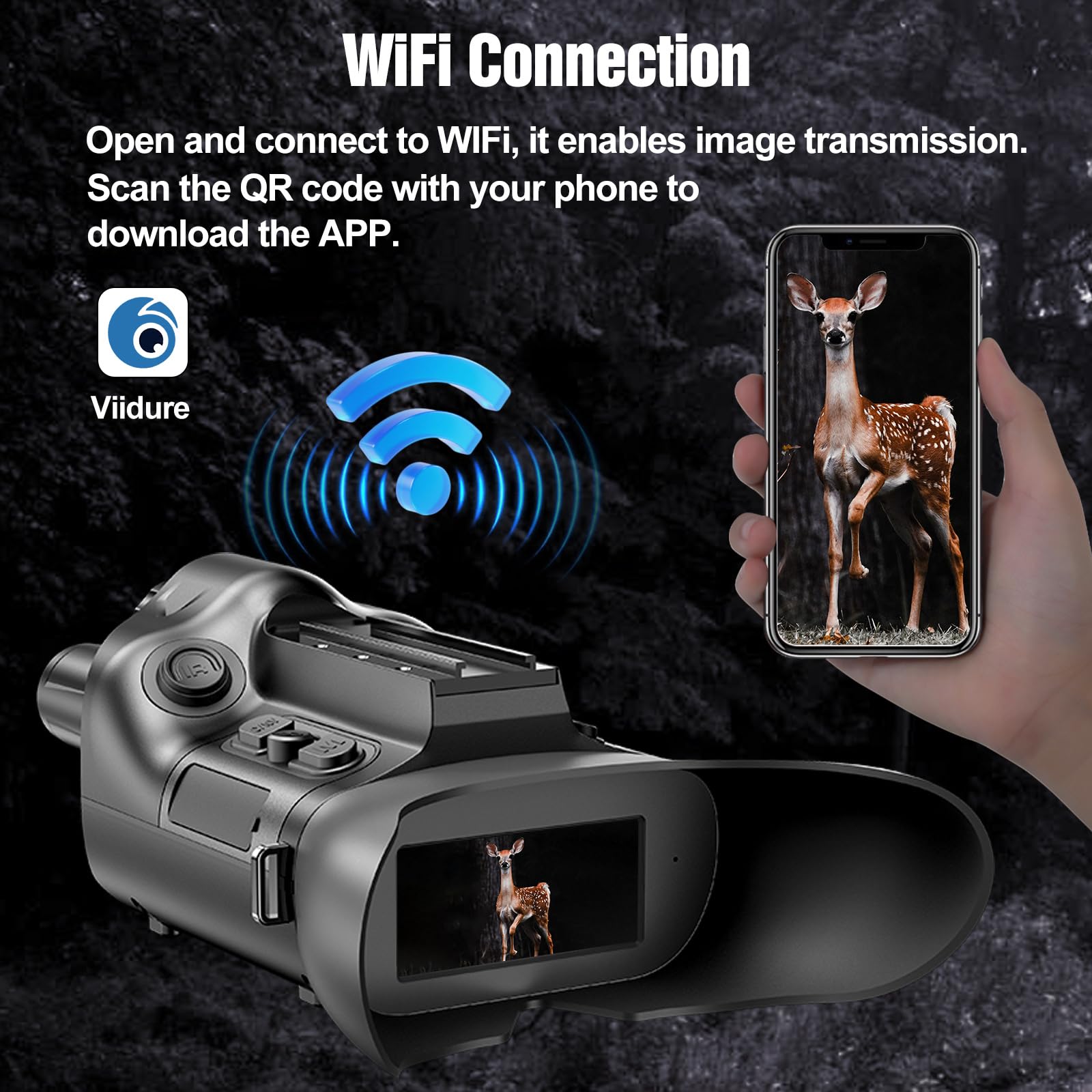 Prismáticos de Visión Nocturna 4K con Telémetro de Precisión, Pantalla HD de 3", Batería Recargable 6000mAh, Óptica Digital Infrarroja para Observación de Fauna y Senderismo, Tarjeta 32GB