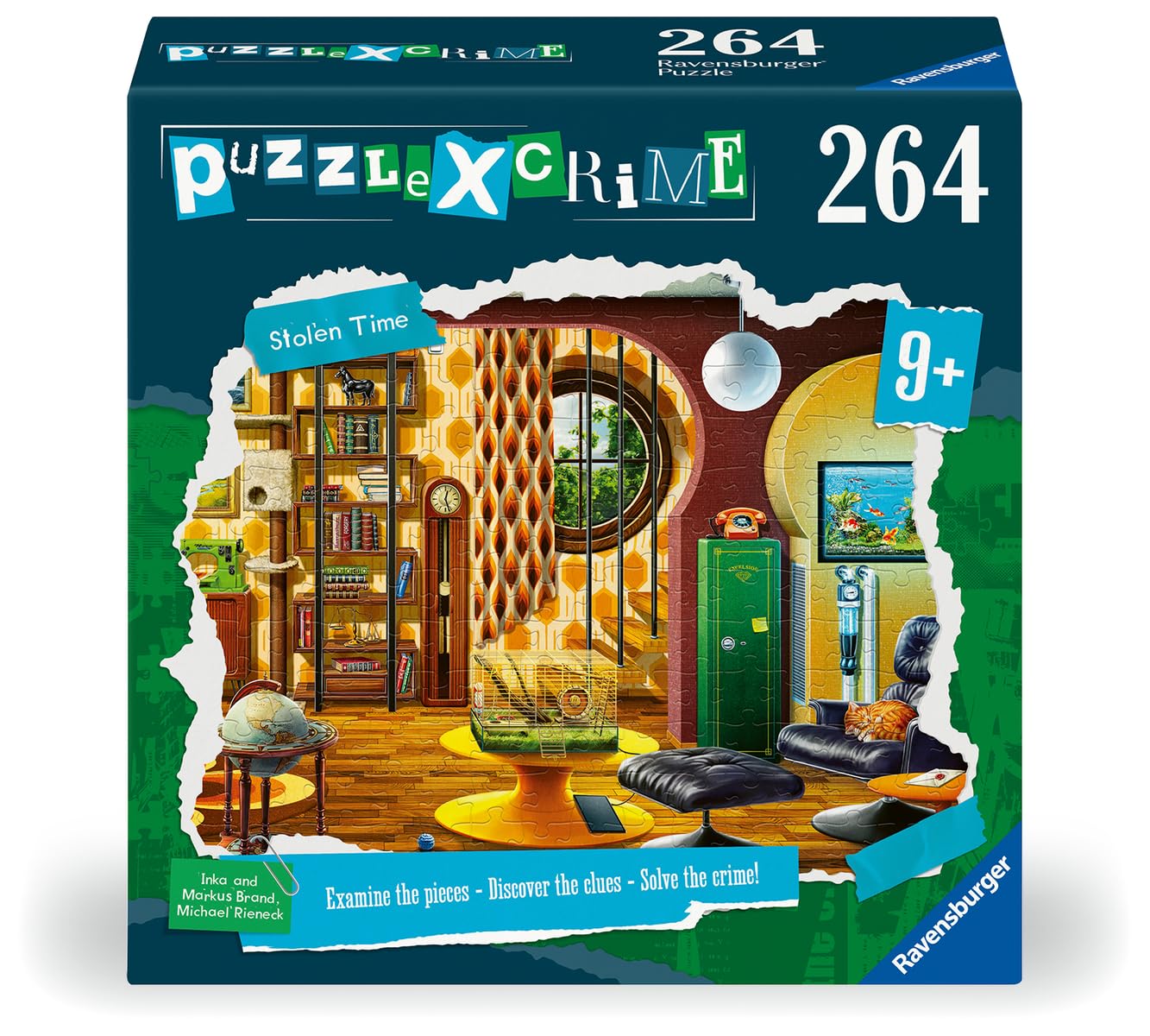 Ravensburger Mystery Puzzle: Stolen Time 264 Piece Jigsaw Puzzle for Kids - Every Piece is Unique, Pieces Fit Together Perfectly