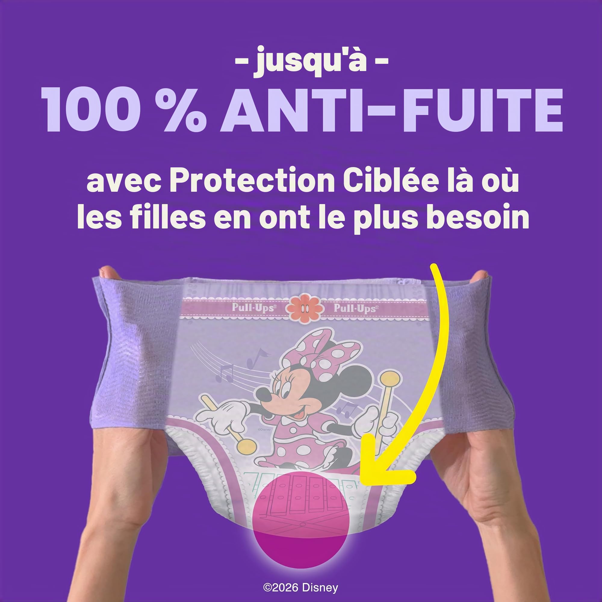 Pull-Ups Lot de 17 culottes d'apprentissage de la propreté pour fille, taille 4T-5T (17,2 à 22,7 kg),
