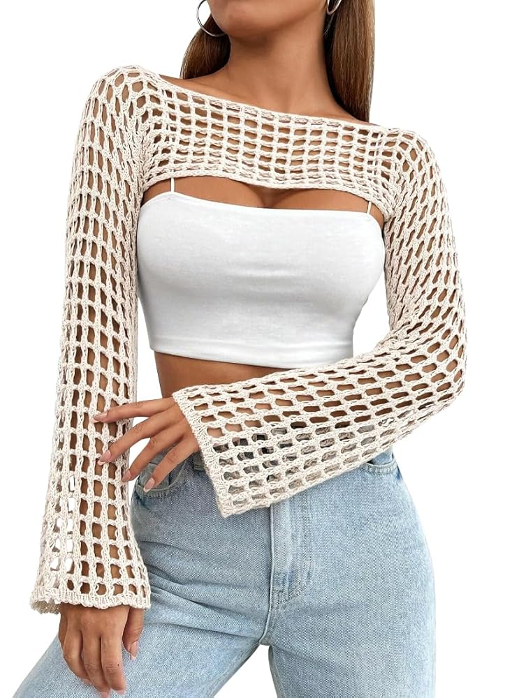 shaggy bolero × knit set up mideal Shaggy knit bolero set – ANDOR ONLINE