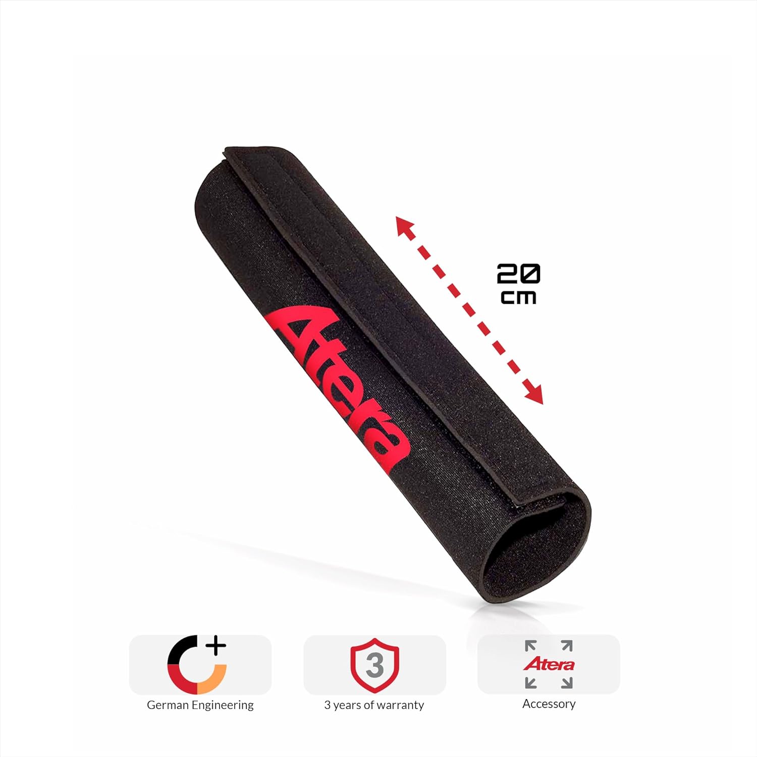 Atera 022739 Frame Protector - Neoprene frame protectors for bicycles and e-bikes on roof and hitch carriers - 20 cm